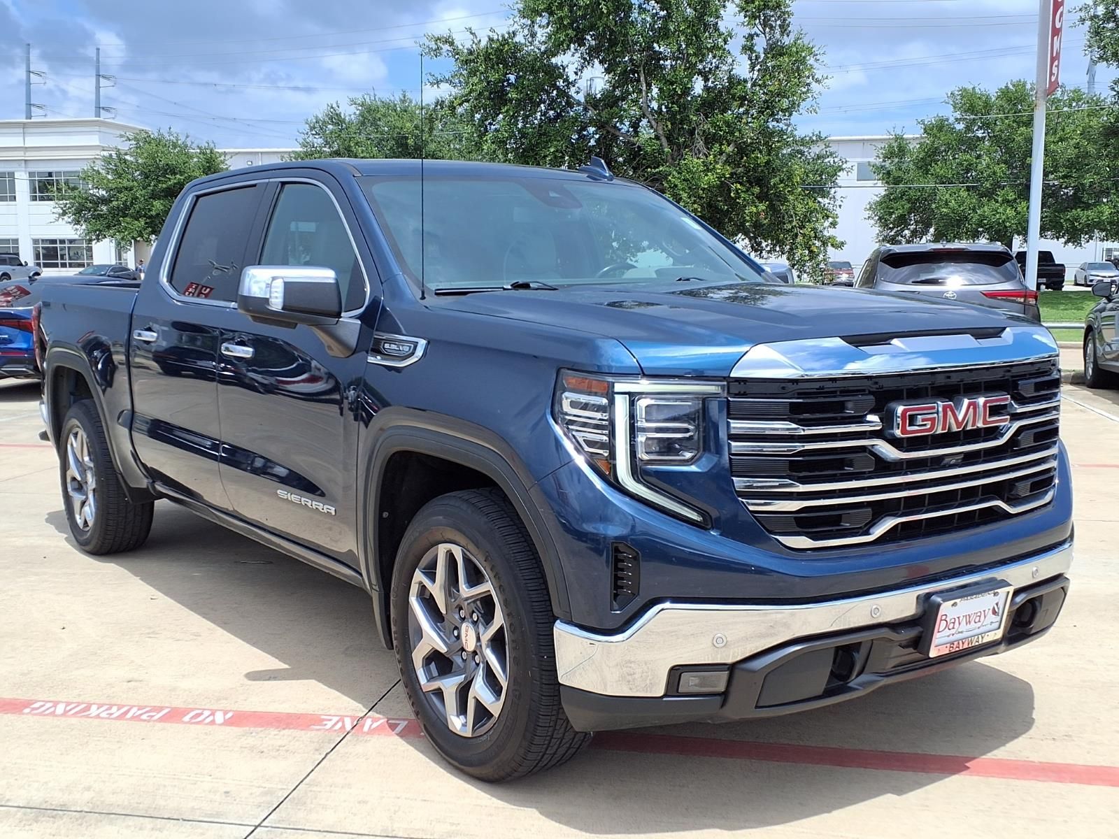 2022 GMC Sierra 1500 SLT Blue at North Houston Mitsubishi