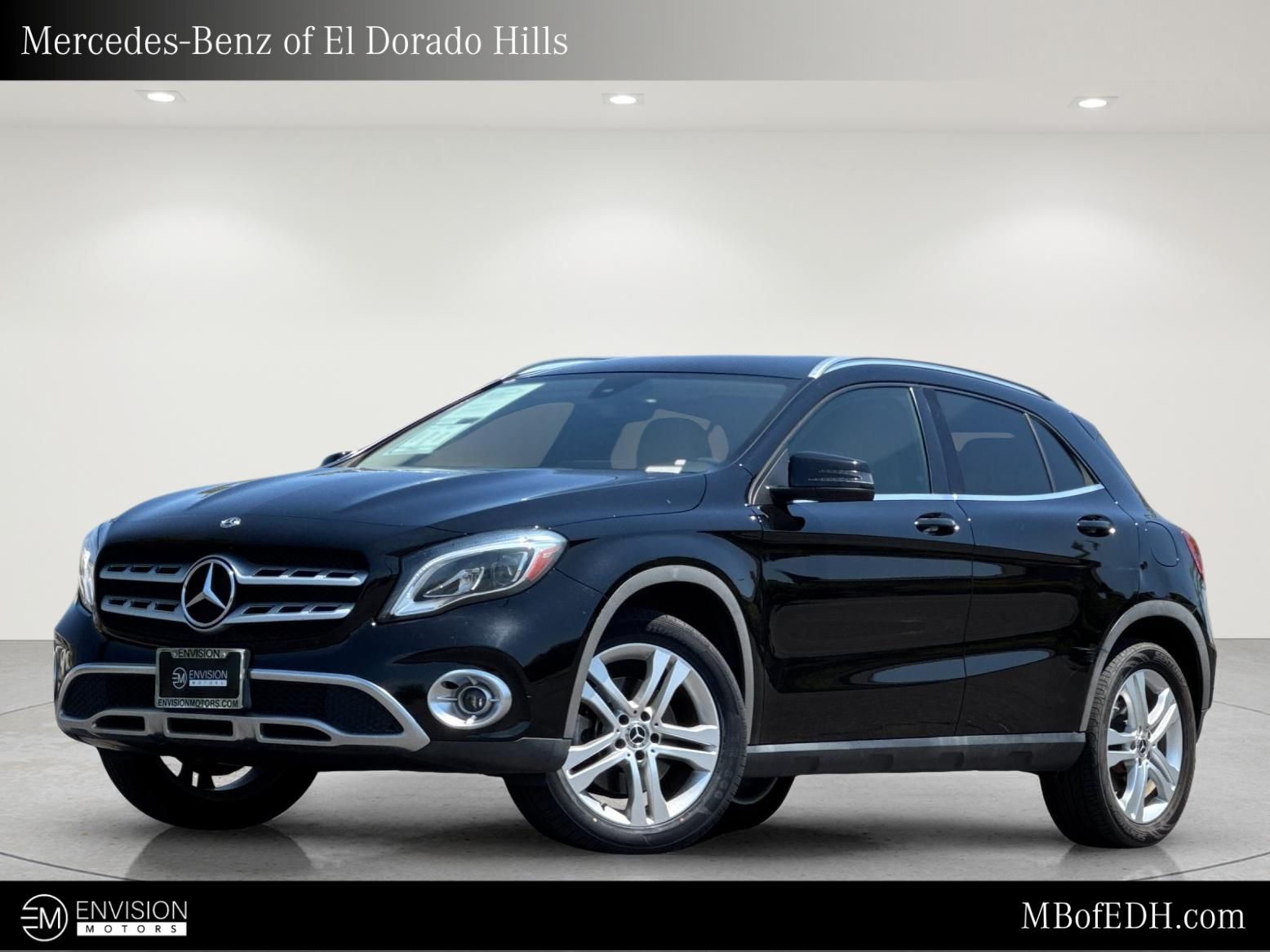 Night Black 2019 Mercedes-Benz GLA SUV / Crossover Front-Wheel Drive 7-Speed Automatic