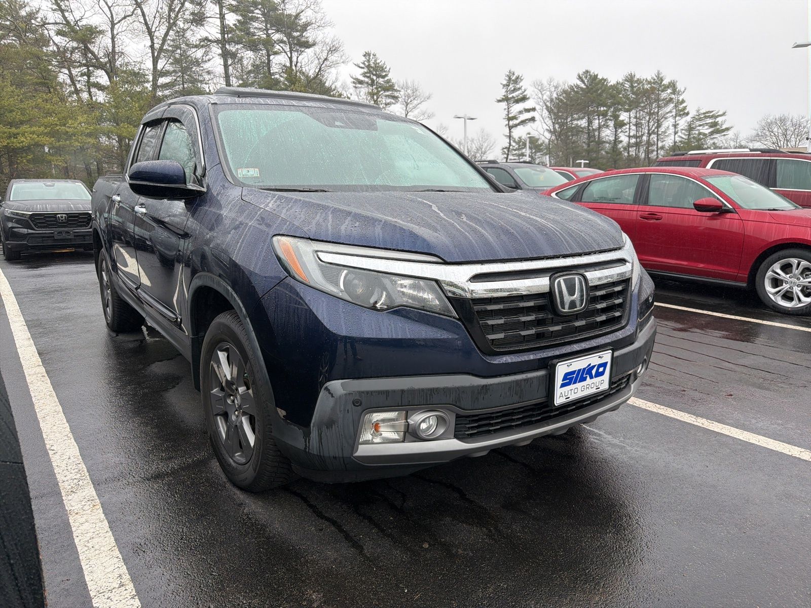 Black (Obsidian Blue Pearl) 2020 Honda Ridgeline RTL-E AWD Pickup Truck All-Wheel Drive 9-Speed Automatic