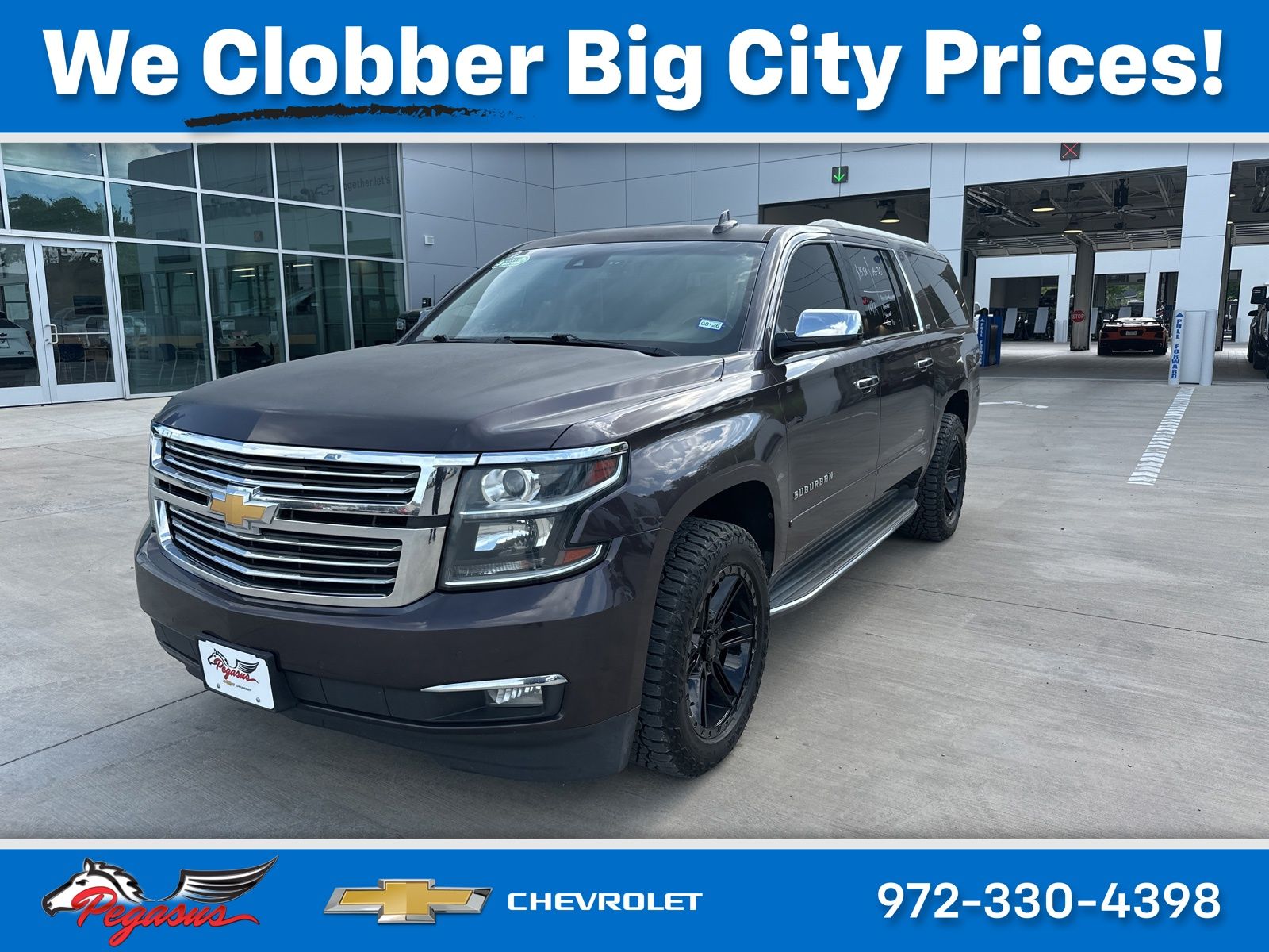 Sable Metallic 2015 Chevrolet Suburban 1500 LTZ 4WD SUV / Crossover Four-Wheel Drive 6-Speed Automatic Overdrive