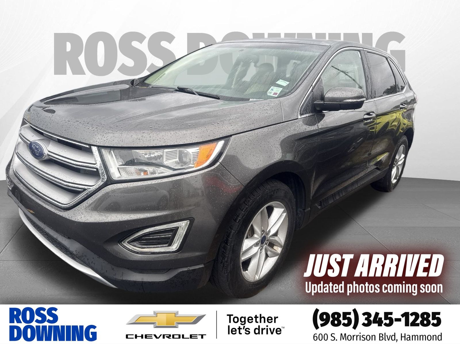 Gray (Magnetic) 2016 Ford Edge SUV / Crossover Front-Wheel Drive 6-Speed Automatic