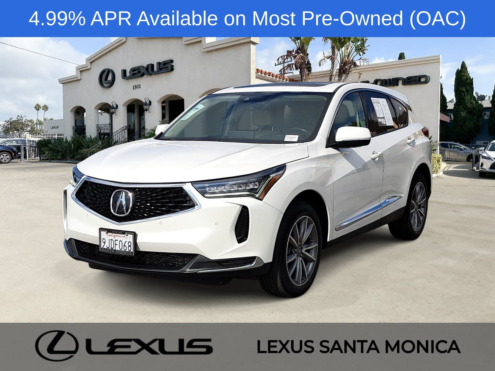White 2023 Acura RDX SUV / Crossover Front-Wheel Drive Automatic