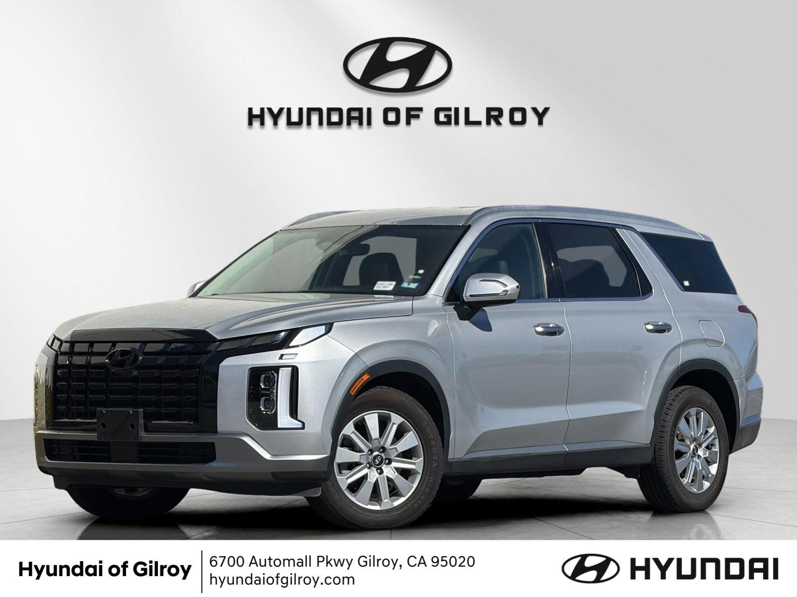 Typhoon Silver 2024 Hyundai Palisade SUV / Crossover Front-Wheel Drive 8-Speed Automatic