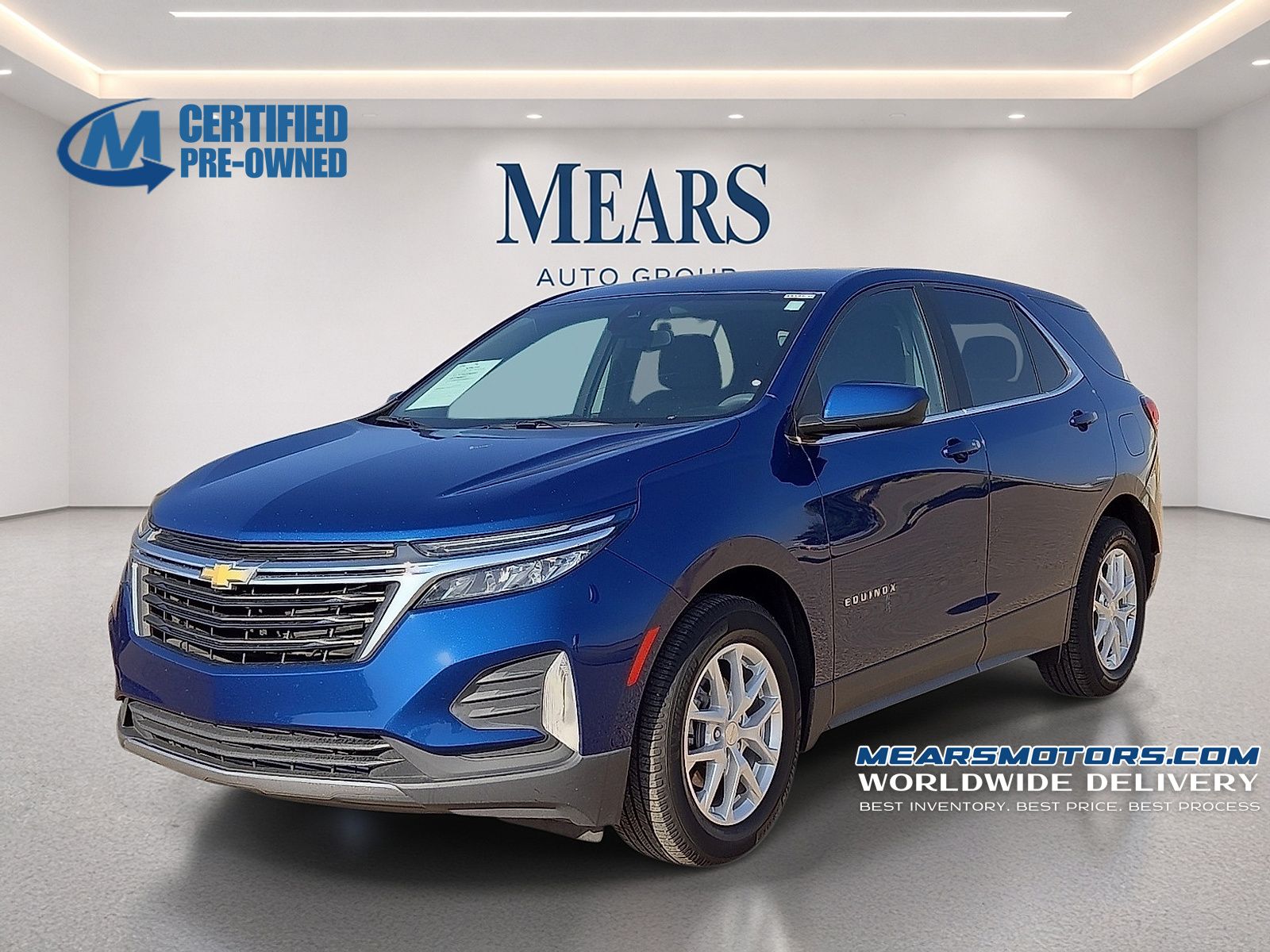 Blue Glow Metallic 2022 Chevrolet Equinox SUV / Crossover Front-Wheel Drive 6-Speed Automatic Overdrive