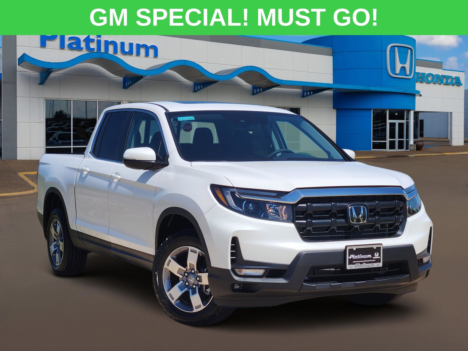 Platinum White Pearl 2026 Honda Ridgeline Pickup Truck All-Wheel Drive 9-Speed Automatic