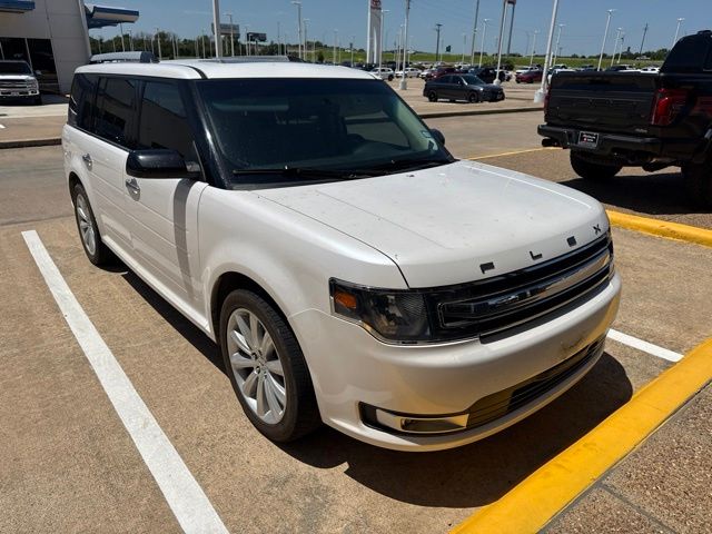 White Platinum Clearcoat Metallic 2018 Ford Flex SUV / Crossover Front-Wheel Drive 6-Speed Automatic
