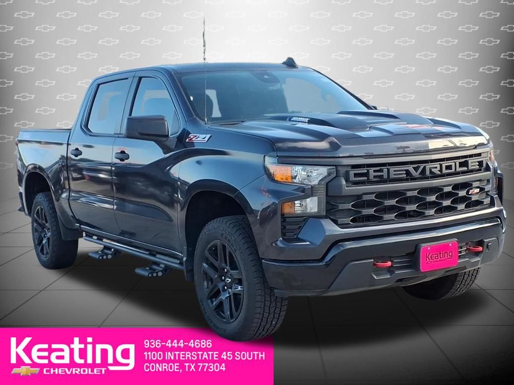 Dark Ash Metallic 2022 Chevrolet Silverado 1500 Pickup Truck Four-Wheel Drive Automatic