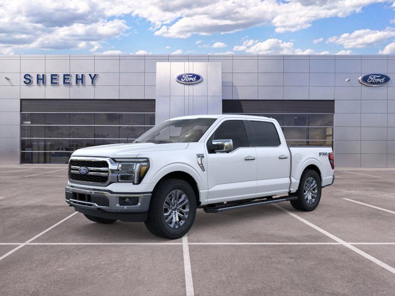 New 2026 Star White Metallic Tri-Coat Ford Lariat image 3