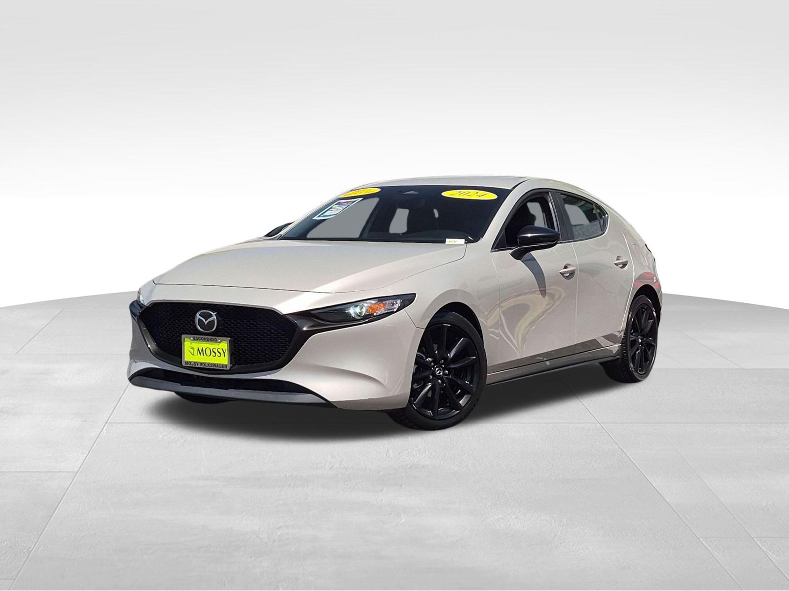Gray (Platinum Quartz Metallic) 2024 Mazda MAZDA3 Hatchback Front-Wheel Drive 6-Speed Automatic