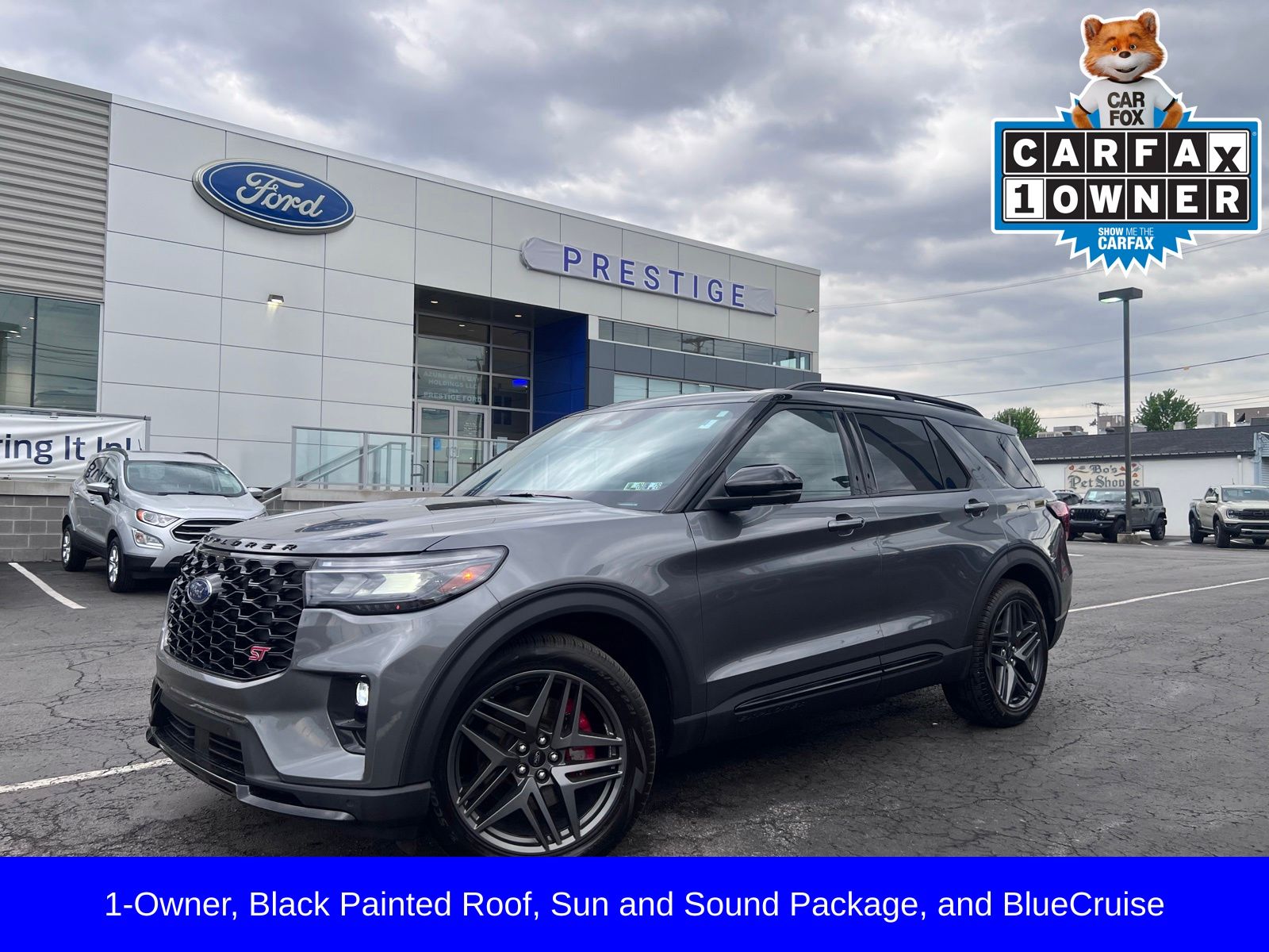 Carbonized Gray Metallic 2025 Ford Explorer SUV / Crossover All-Wheel Drive Automatic