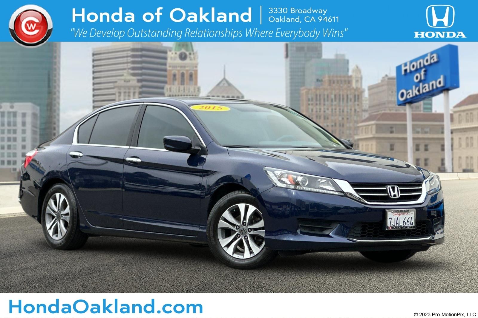 Still Night Pearl 2015 Honda Accord Sedan Front-Wheel Drive Continuously Variable Transmission