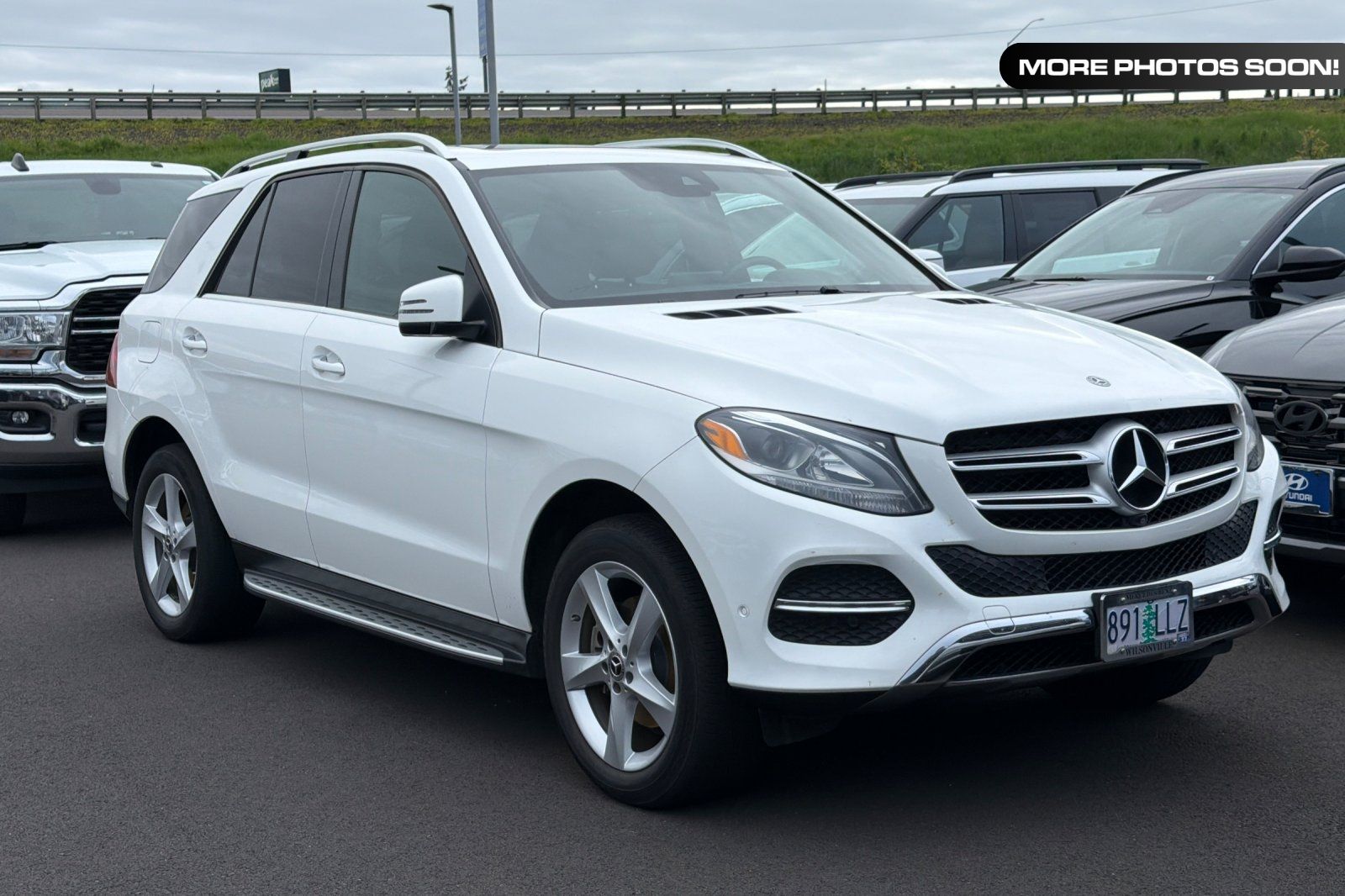 Polar White 2018 Mercedes-Benz GLE 350 4MATIC SUV / Crossover All-Wheel Drive 7-Speed Automatic