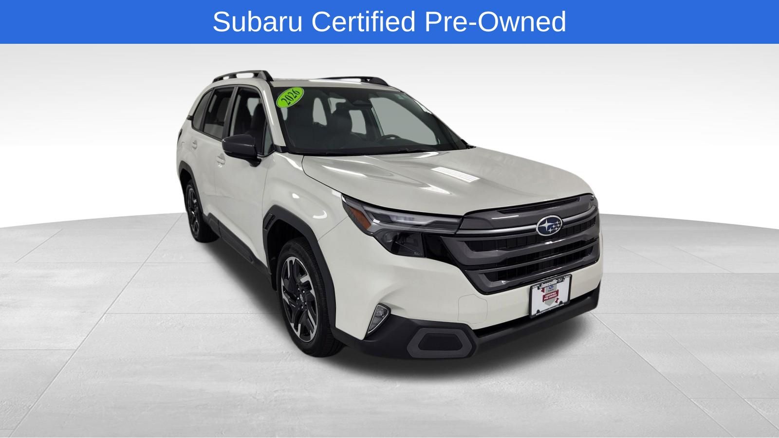 Crystal White Pearl 2026 Subaru Forester SUV / Crossover All-Wheel Drive Continuously Variable Transmission
