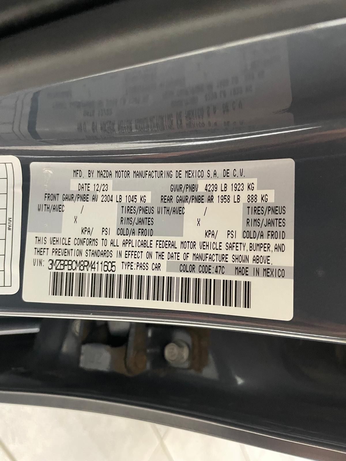 Used Car 2024 Mazda Mazda3  2.5 S Carbon Edition For Sale Under $25,000 In Austin, Texas