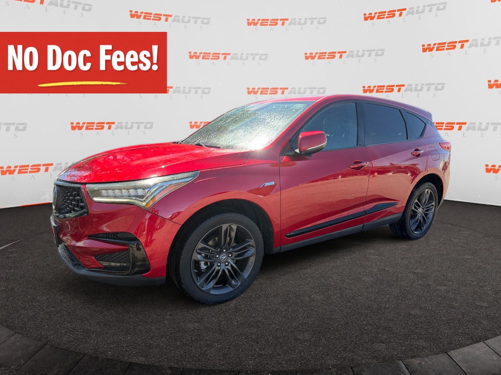 Red 2021 Acura RDX SUV / Crossover All-Wheel Drive Automatic