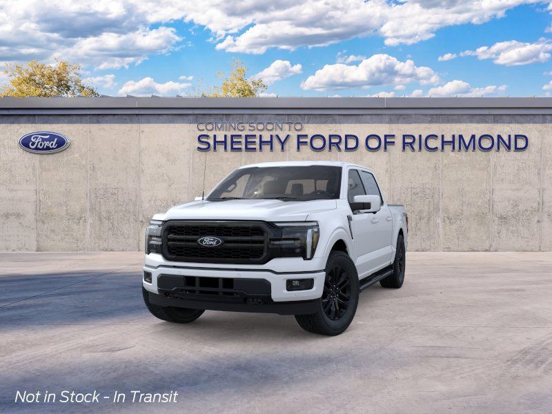 New 2026 Star White Metallic Tri-Coat Ford Lariat image 3