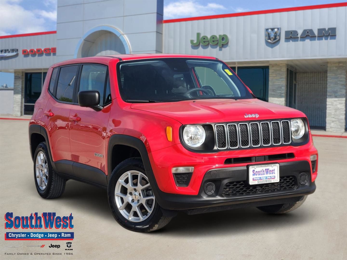 Colorado Red Clearcoat 2023 Jeep Renegade Latitude 4WD SUV / Crossover Four-Wheel Drive 9-Speed Automatic
