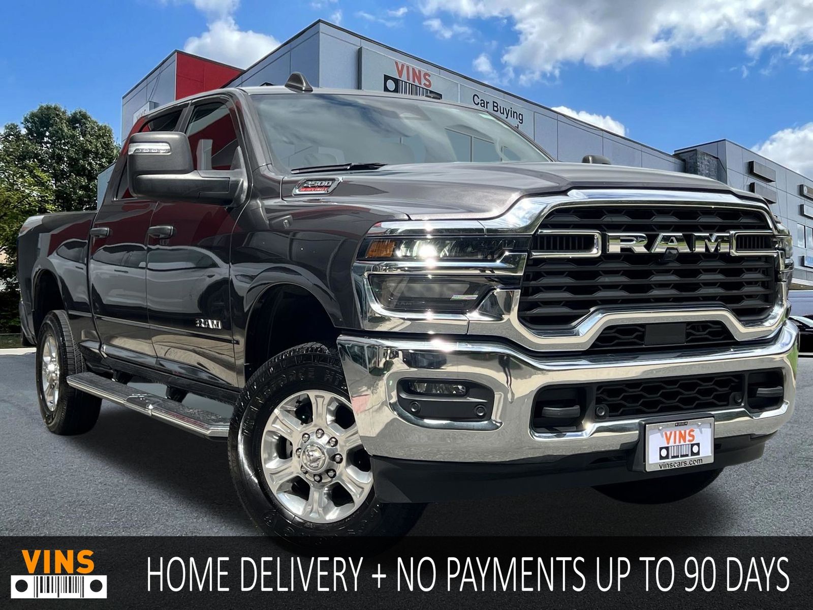 Gray (Granite Crystal Metallic Clearcoat) 2026 RAM 2500 Pickup Truck Four-Wheel Drive 8-Speed Automatic