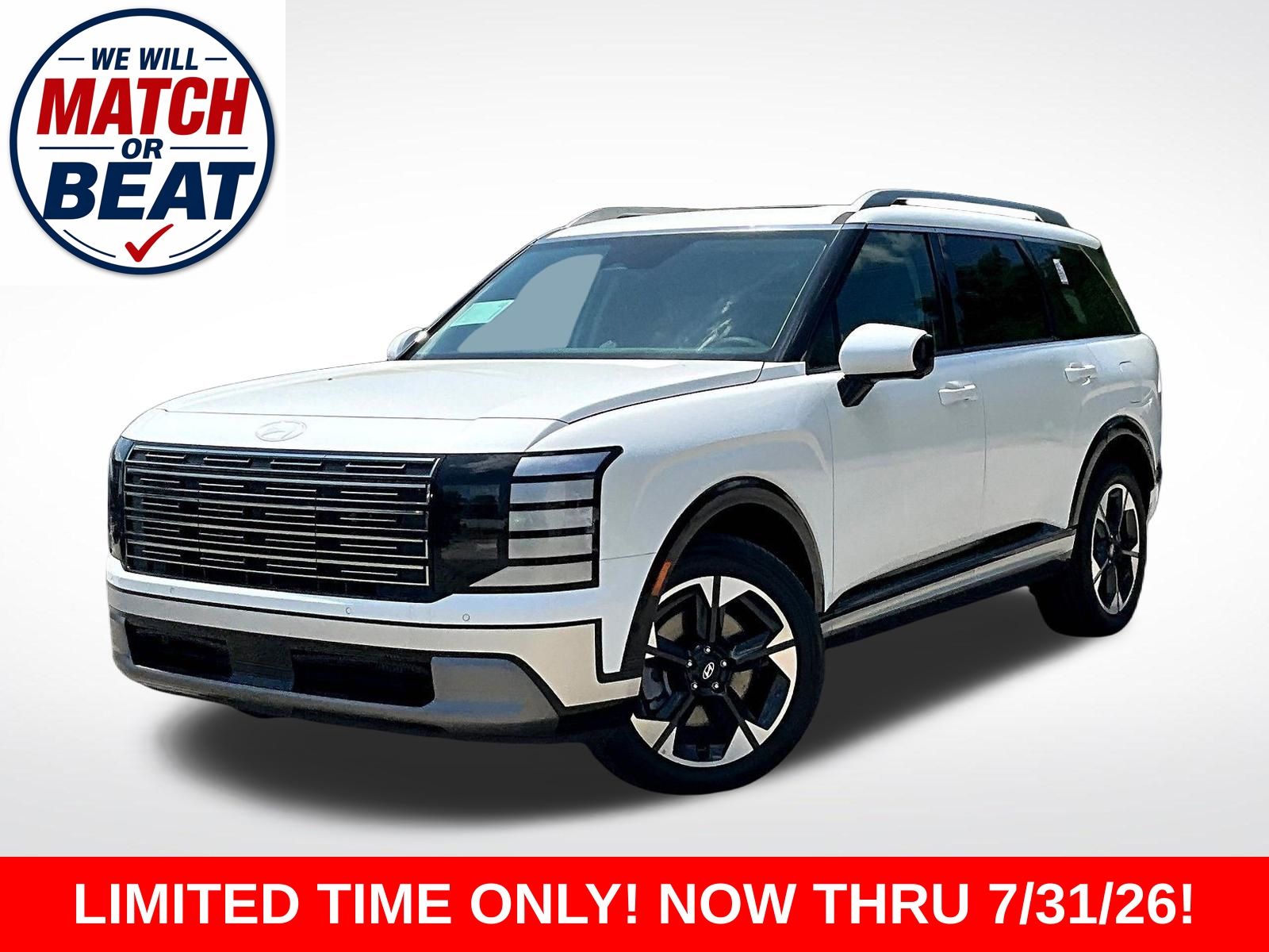 Creamy White Pearl 2026 Hyundai Palisade Hybrid SUV / Crossover All-Wheel Drive 6-Speed Automatic