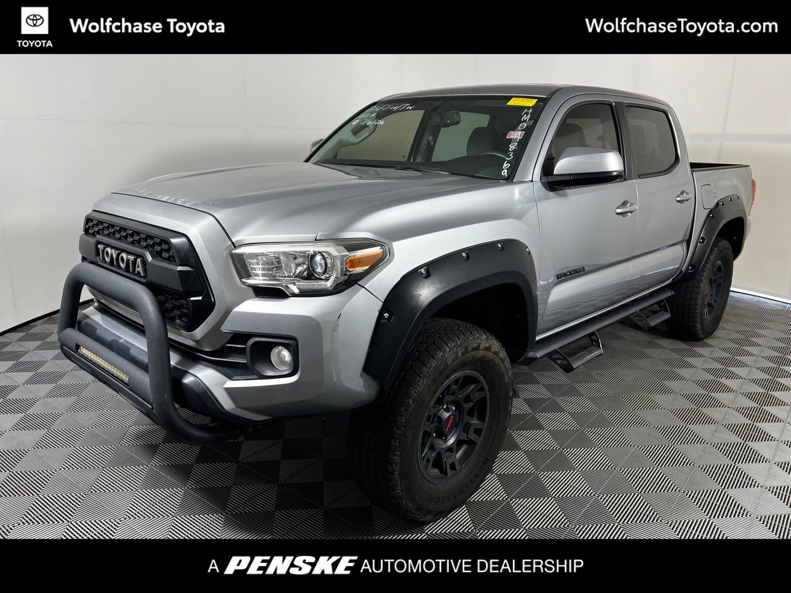 Silver Sky Metallic 2017 Toyota Tacoma Pickup Truck Four-Wheel Drive 6-Speed Automatic