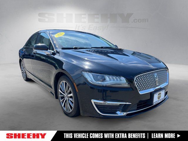 Diamond Black Metallic 2017 Lincoln MKZ Hybrid Premiere FWD Sedan Front-Wheel Drive Continuously Variable Transmission