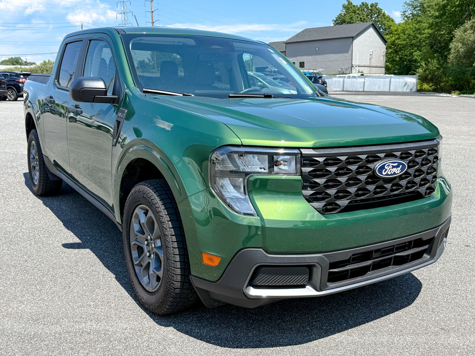 Green 2025 Ford Maverick Pickup Truck All-Wheel Drive 8-Speed Automatic