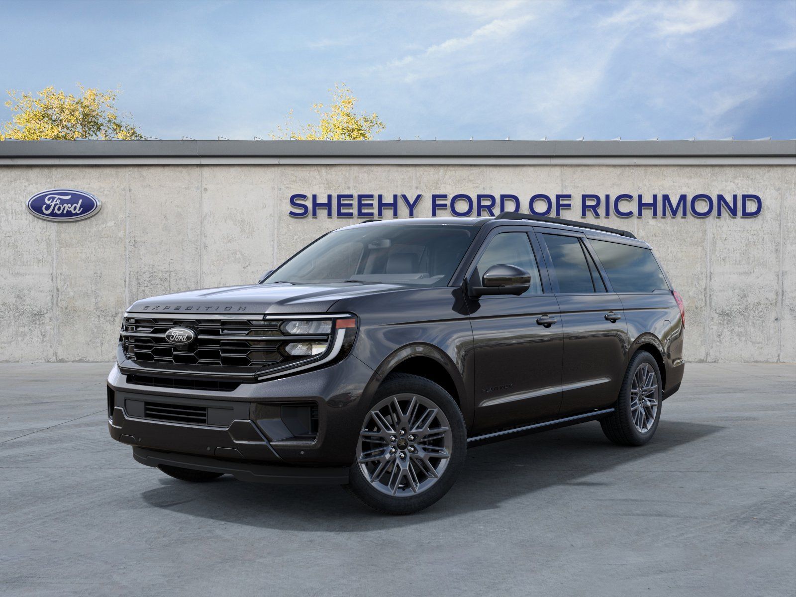 New 2027 Dark Matter Gray Metallic Ford Platinum image 3