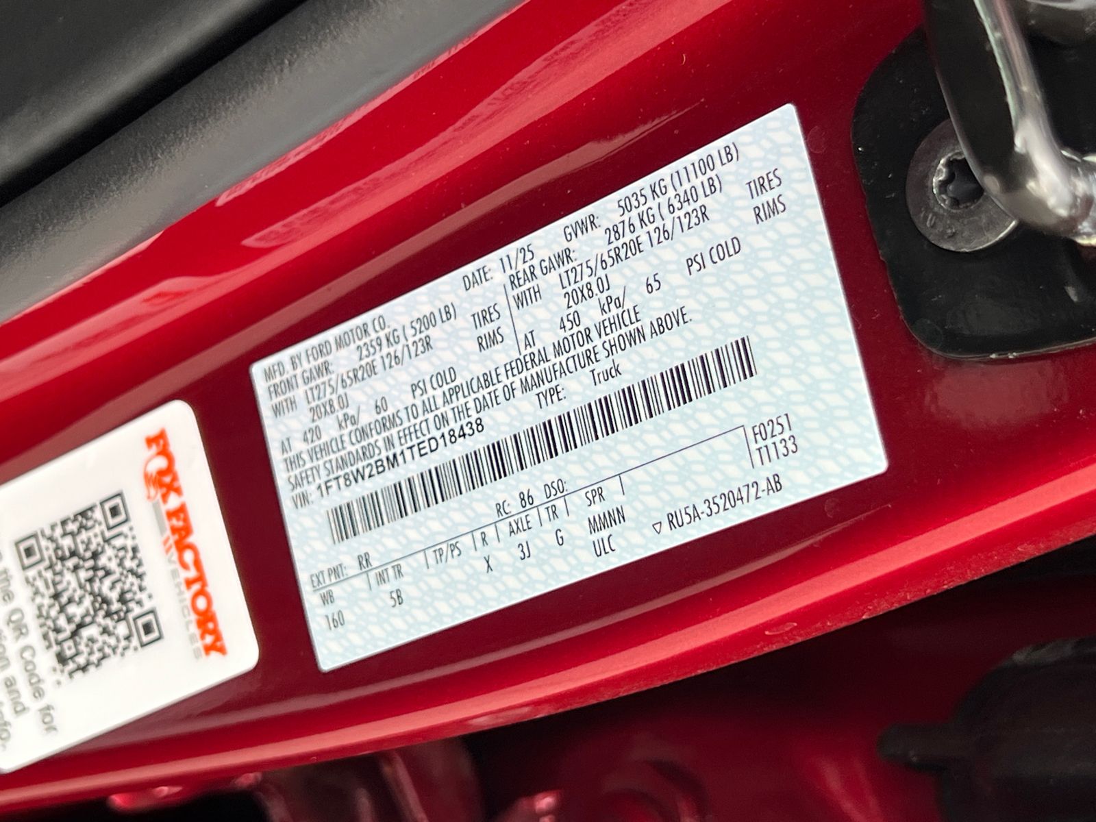 New 2026 Red Ford Lariat image 39