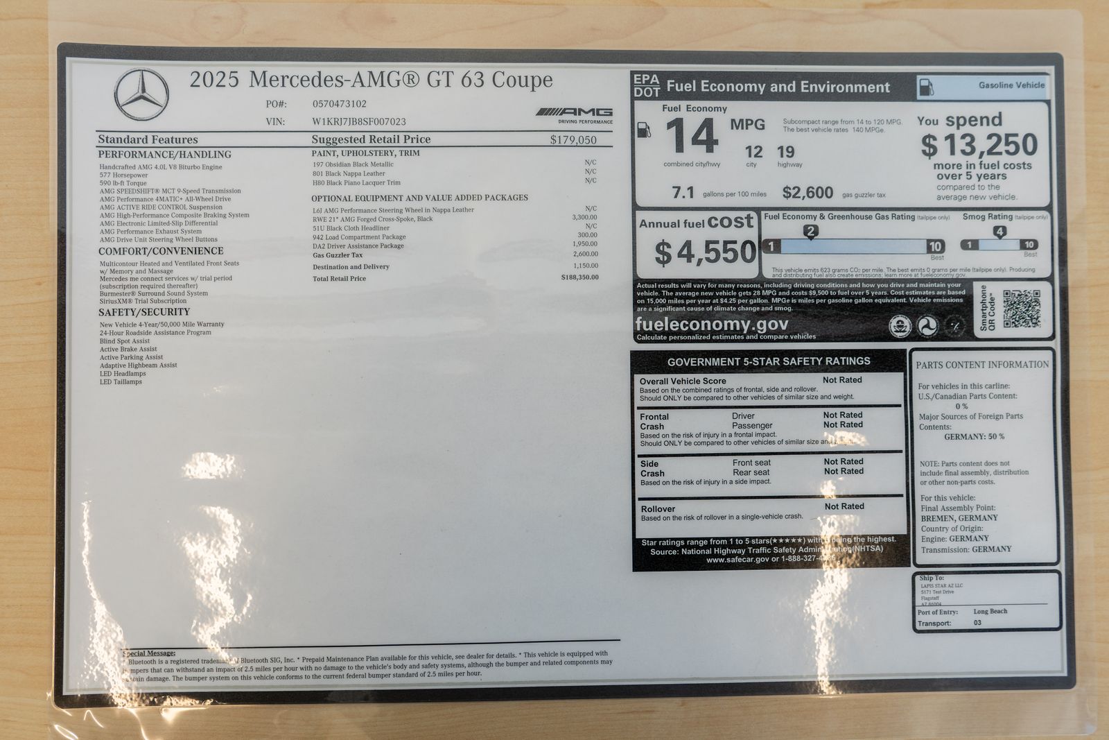 2025 Mercedes-Benz AMG® GT 63 Base — full photo 32 of 32