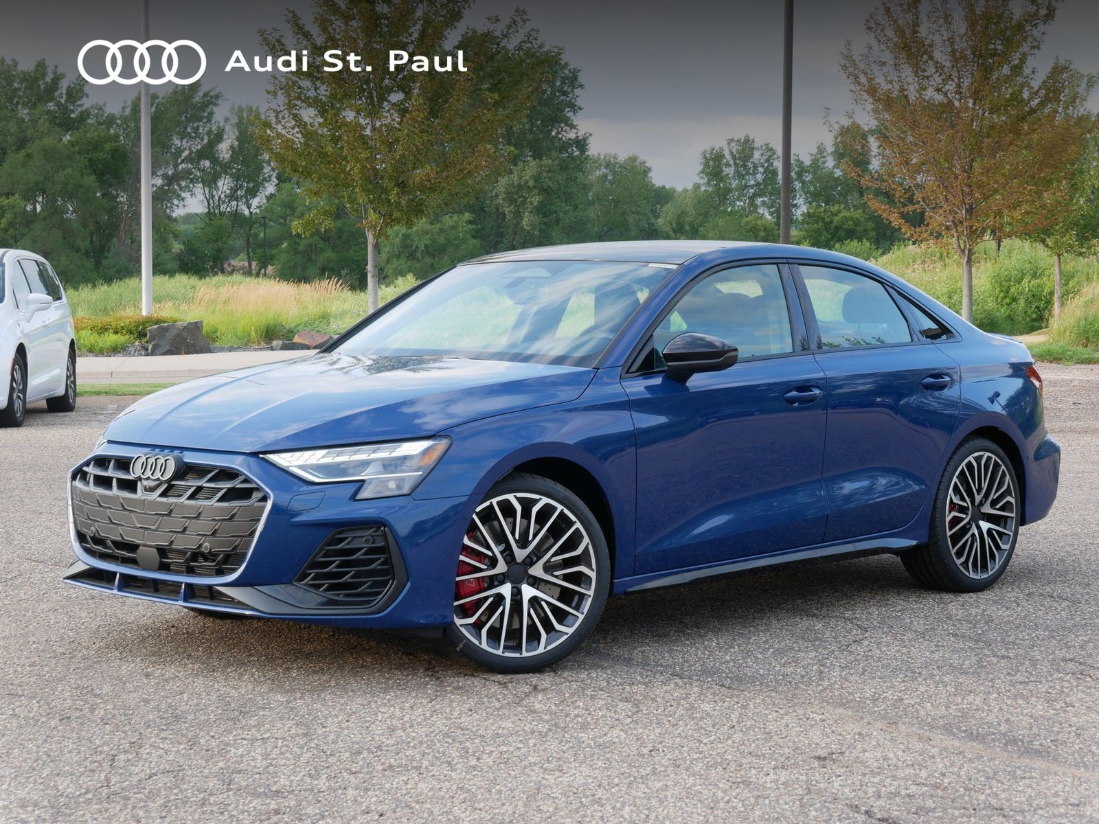 Ascari Blue Metallic 2026 Audi S3 Sedan All-Wheel Drive 7-Speed Automatic
