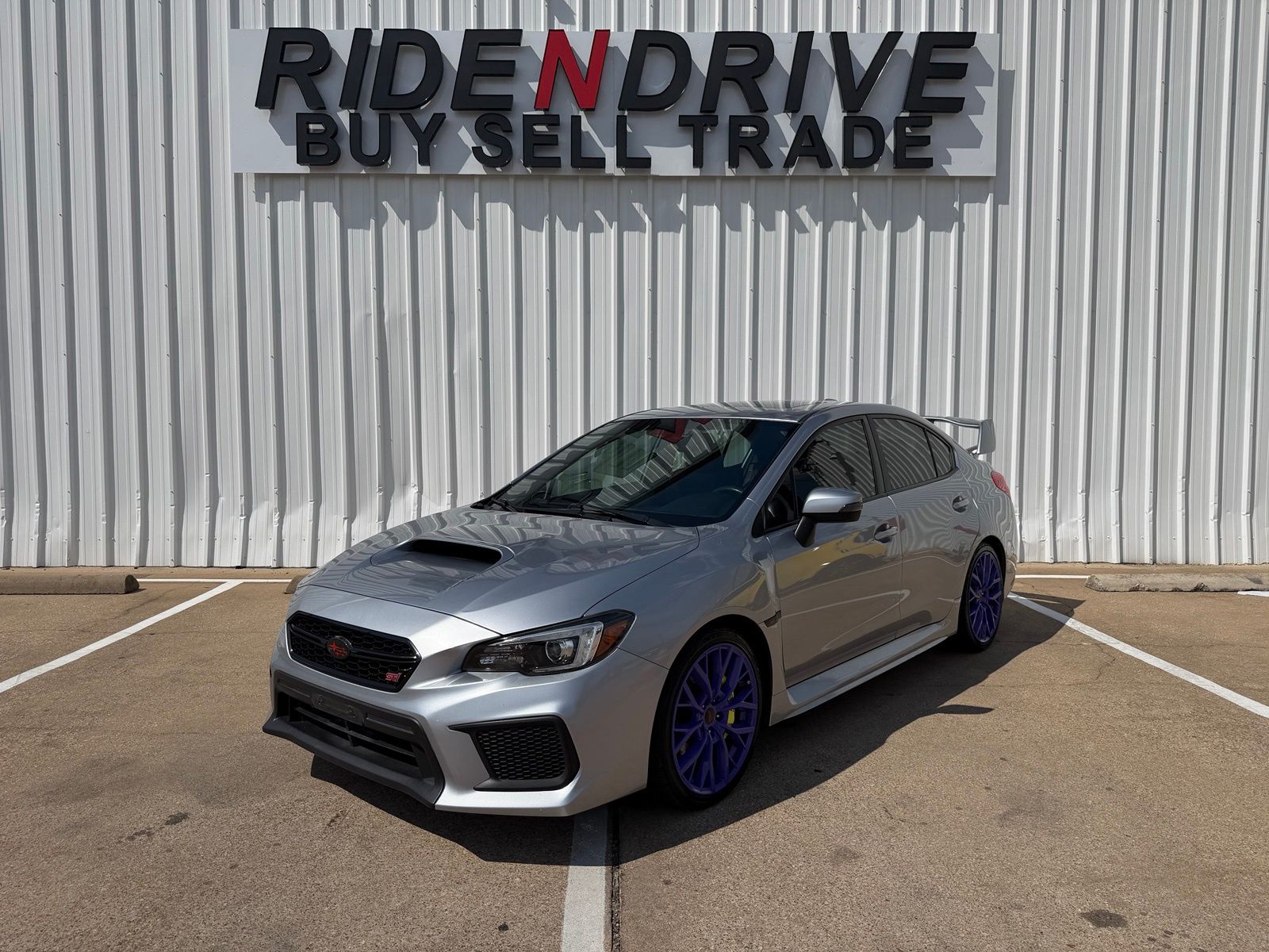Ice Silver Metallic 2019 Subaru WRX STI Sedan All-Wheel Drive 6-Speed Manual