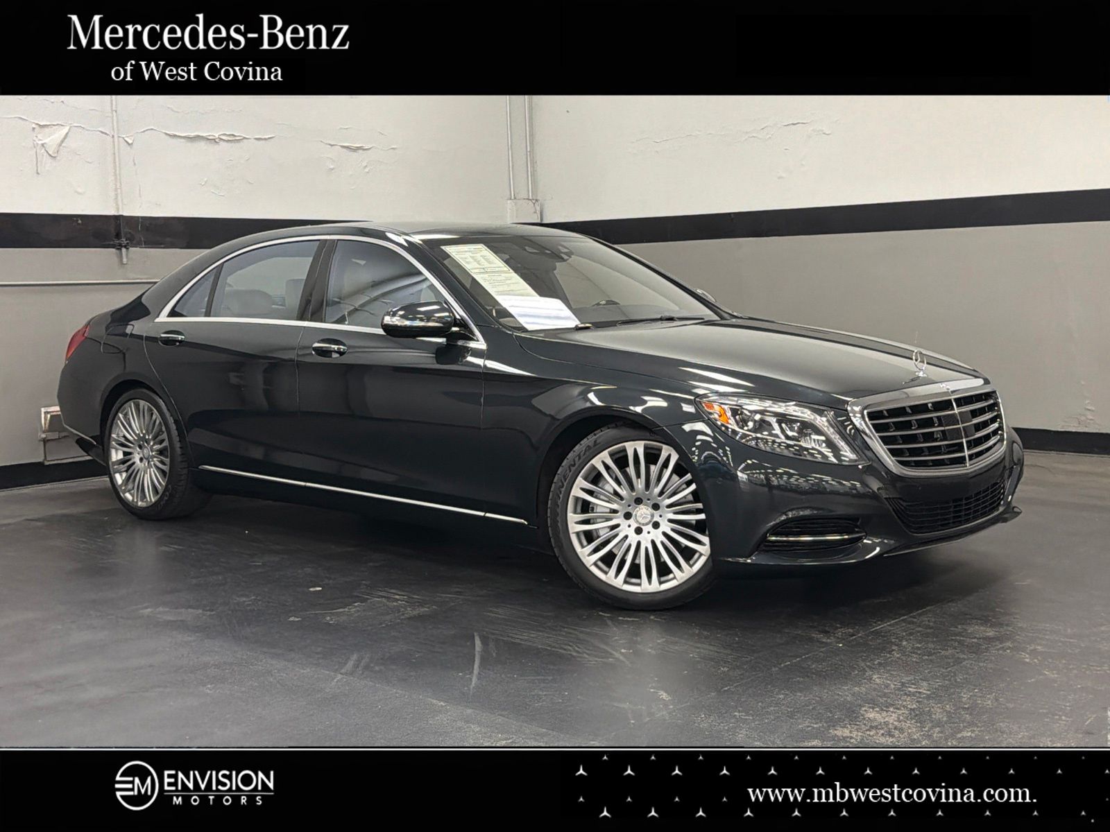 Magnetite Black Metallic 2016 Mercedes-Benz S-Class Sedan Rear-Wheel Drive 7-Speed Automatic