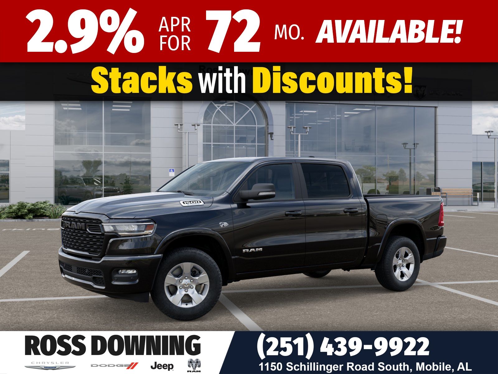 2026 RAM 1500 Big Horn Crew Cab 4WD