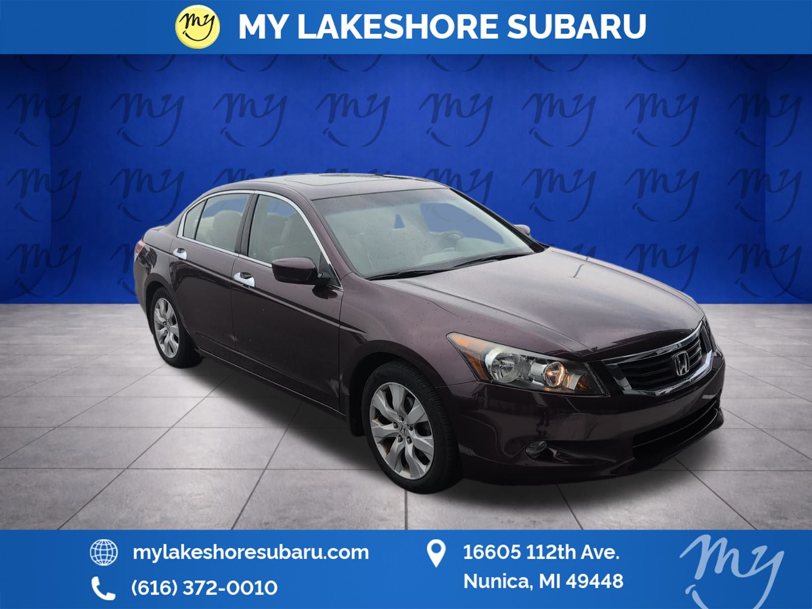 Basque Red Pearl 2010 Honda Accord Sedan Front-Wheel Drive 5-Speed Automatic Overdrive