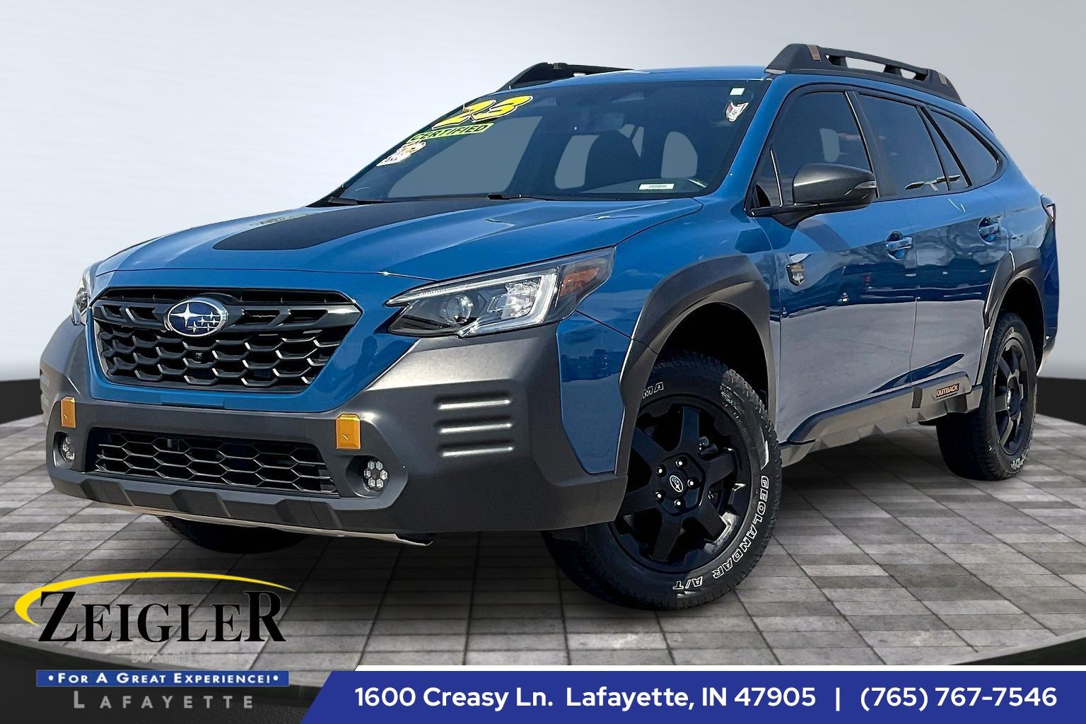 Geyser Blue 2023 Subaru Outback Wilderness AWD SUV / Crossover All-Wheel Drive Continuously Variable Transmission