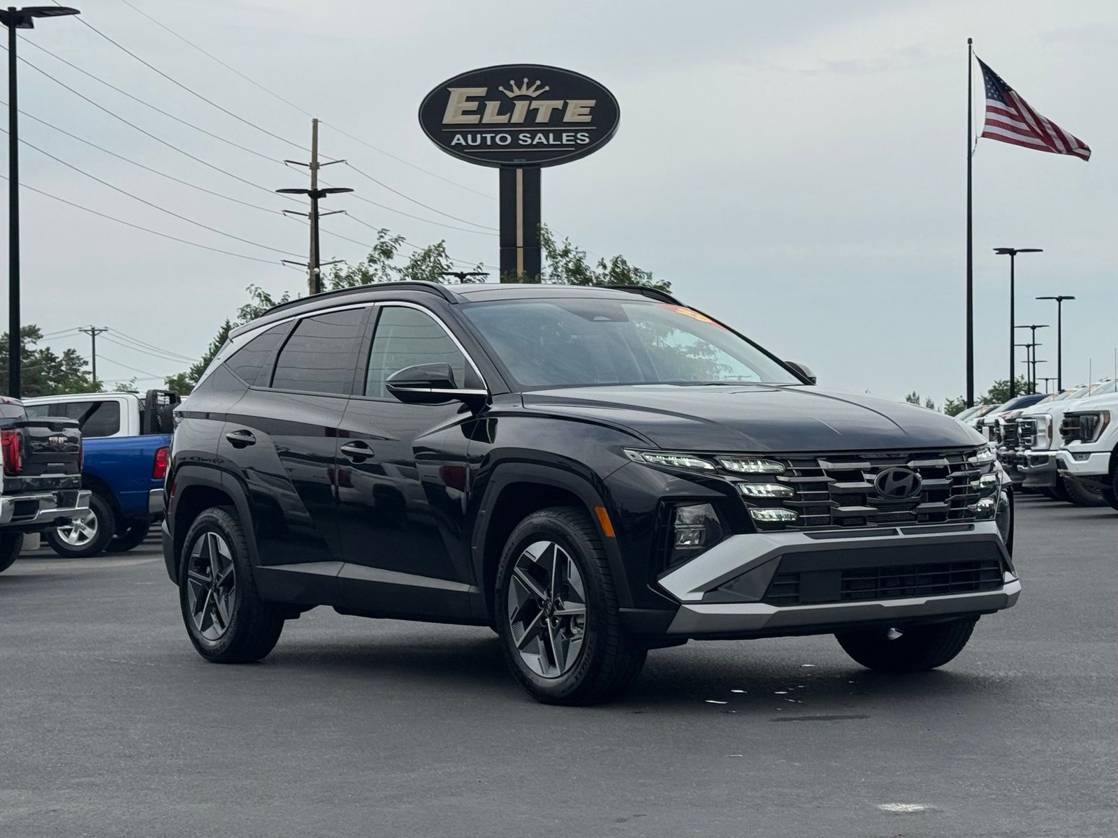 Phantom Black 2025 Hyundai Tucson SUV / Crossover All-Wheel Drive 8-Speed Automatic