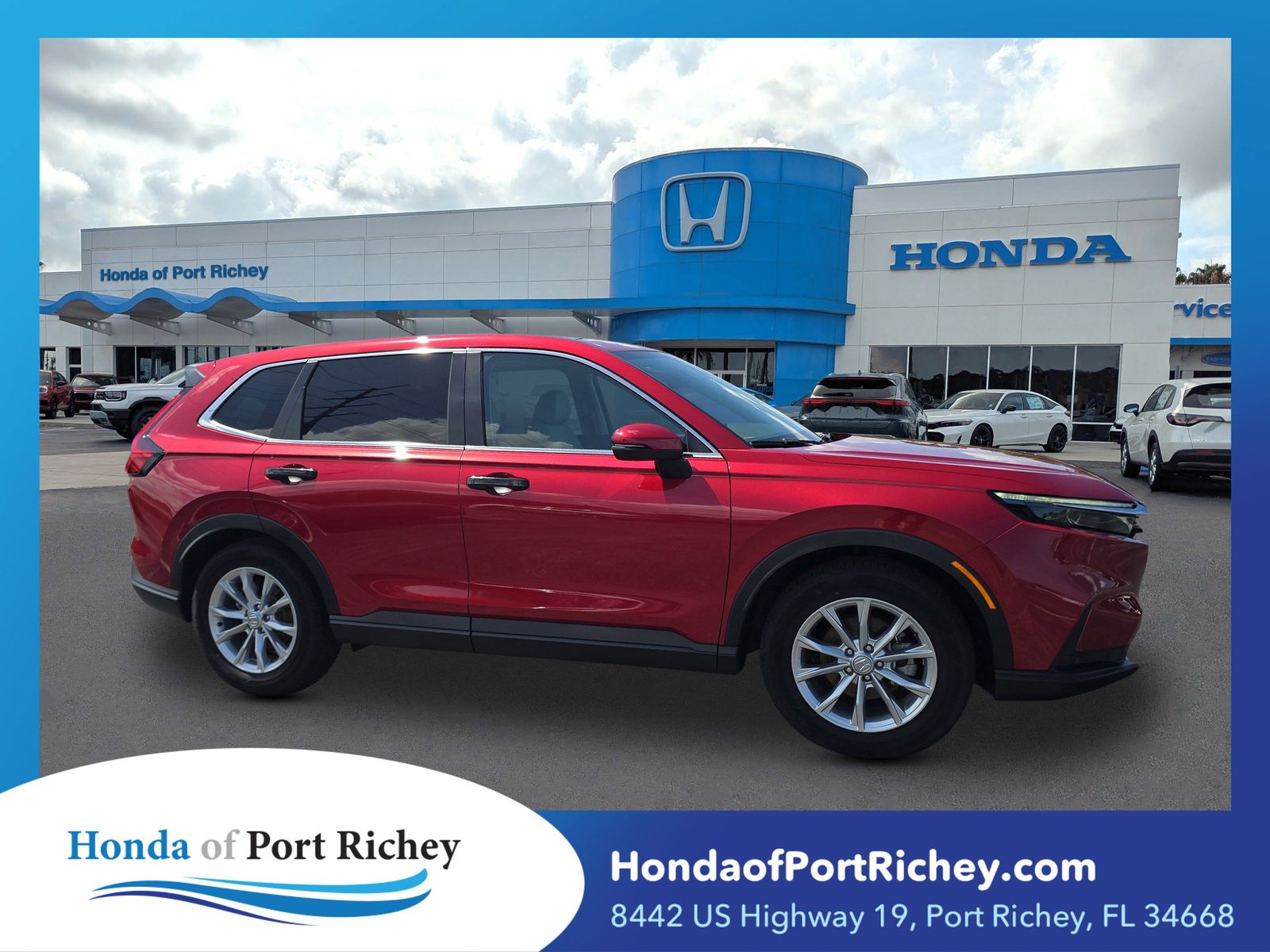 Radiant Red Metallic 2025 Honda CR-V SUV / Crossover Front-Wheel Drive Continuously Variable Transmission