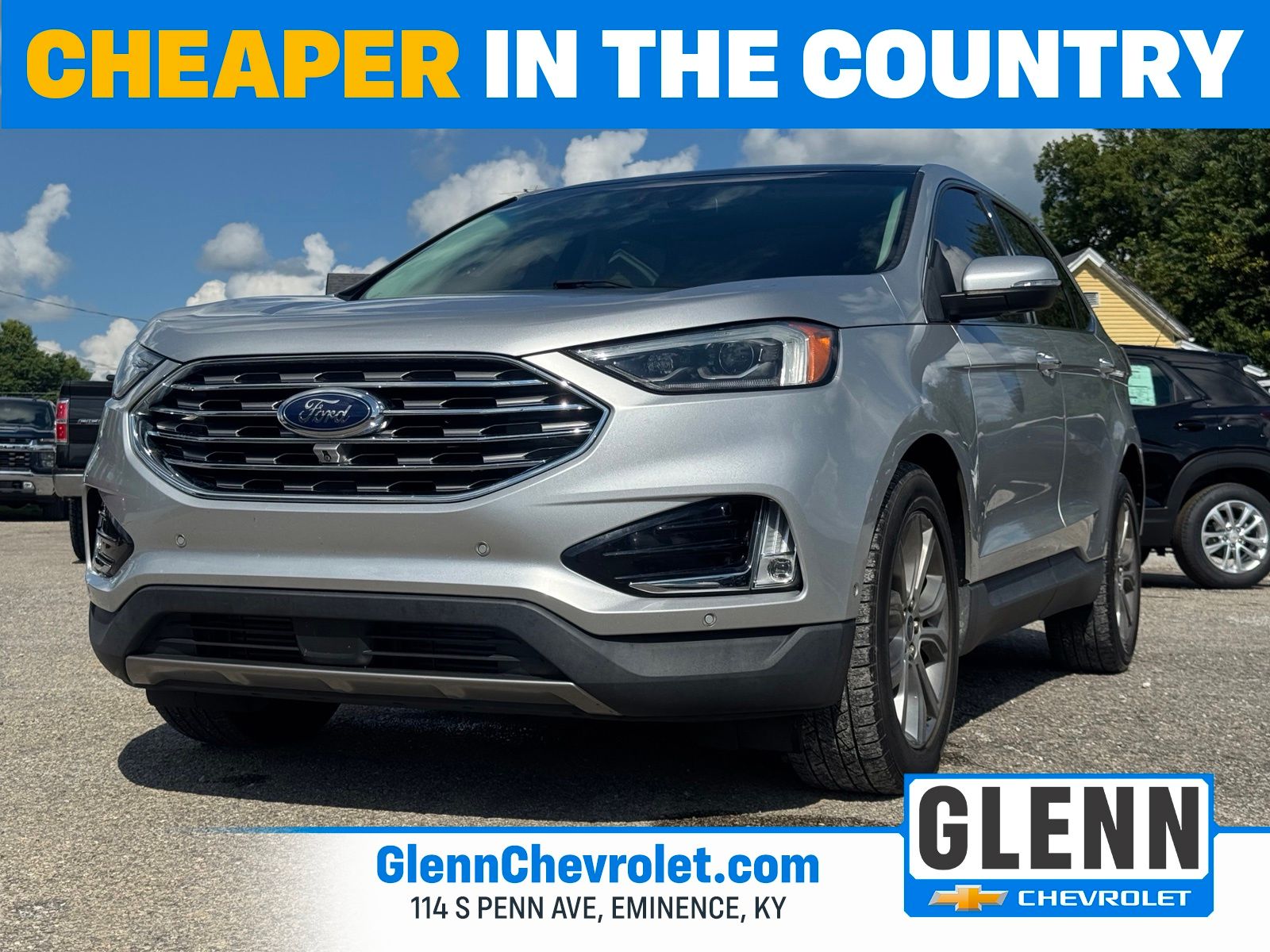 Ingot Silver 2019 Ford Edge SUV / Crossover Front-Wheel Drive 8-Speed Automatic