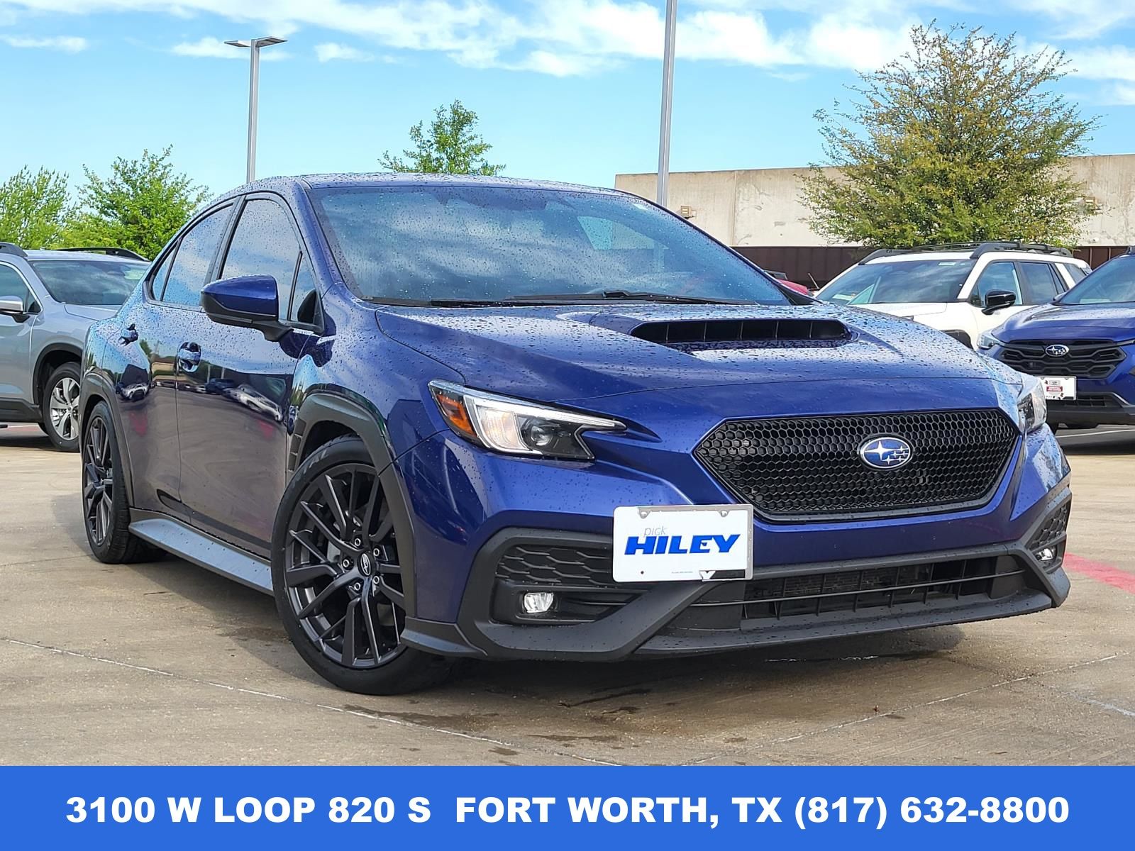 Sapphire Blue Pearl 2024 Subaru WRX Premium AWD Sedan All-Wheel Drive 6-Speed Manual