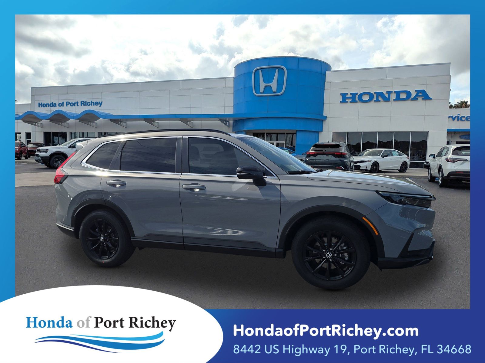 Urban Gray Pearl 2025 Honda CR-V Hybrid Sport-L FWD SUV / Crossover Front-Wheel Drive Continuously Variable Transmission
