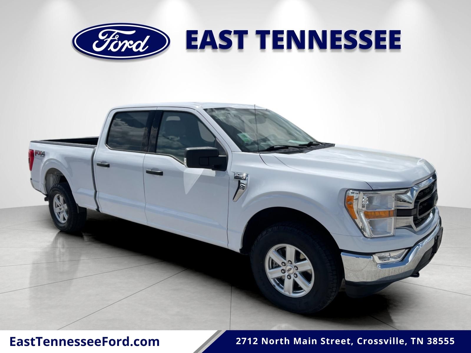 Oxford White 2021 Ford F-150 XLT SuperCrew 4WD Pickup Truck Four-Wheel Drive Automatic