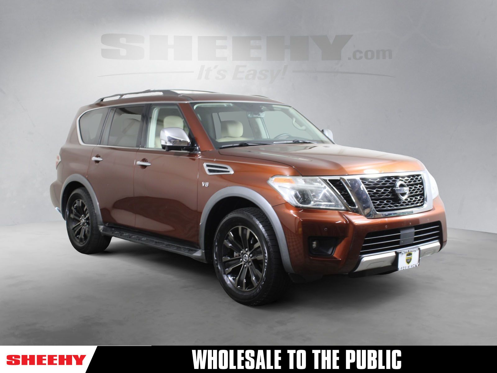 Red (Copper) 2018 Nissan Armada SUV / Crossover Four-Wheel Drive 7-Speed Automatic