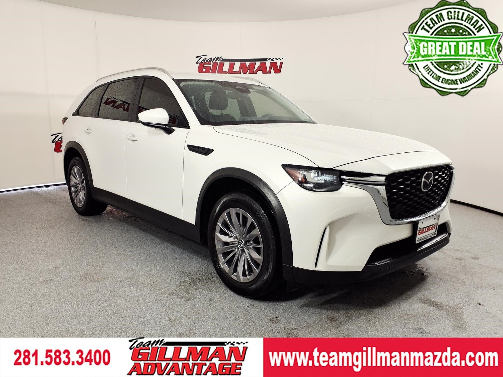 Rhodium White Premium 2024 Mazda CX-90 3.3 Turbo Select AWD SUV / Crossover All-Wheel Drive 8-Speed Automatic