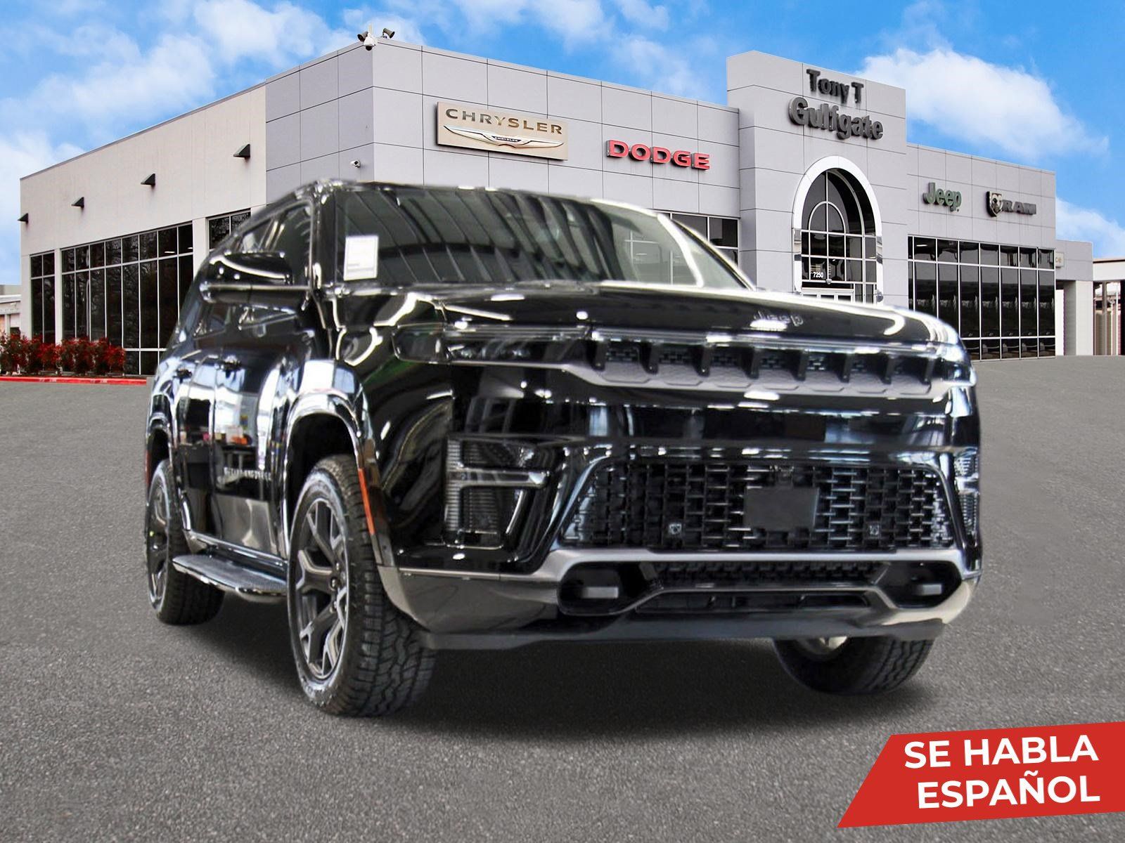 High Gloss Black 2026 Jeep Grand Wagoneer SUV / Crossover Four-Wheel Drive 8-Speed Automatic