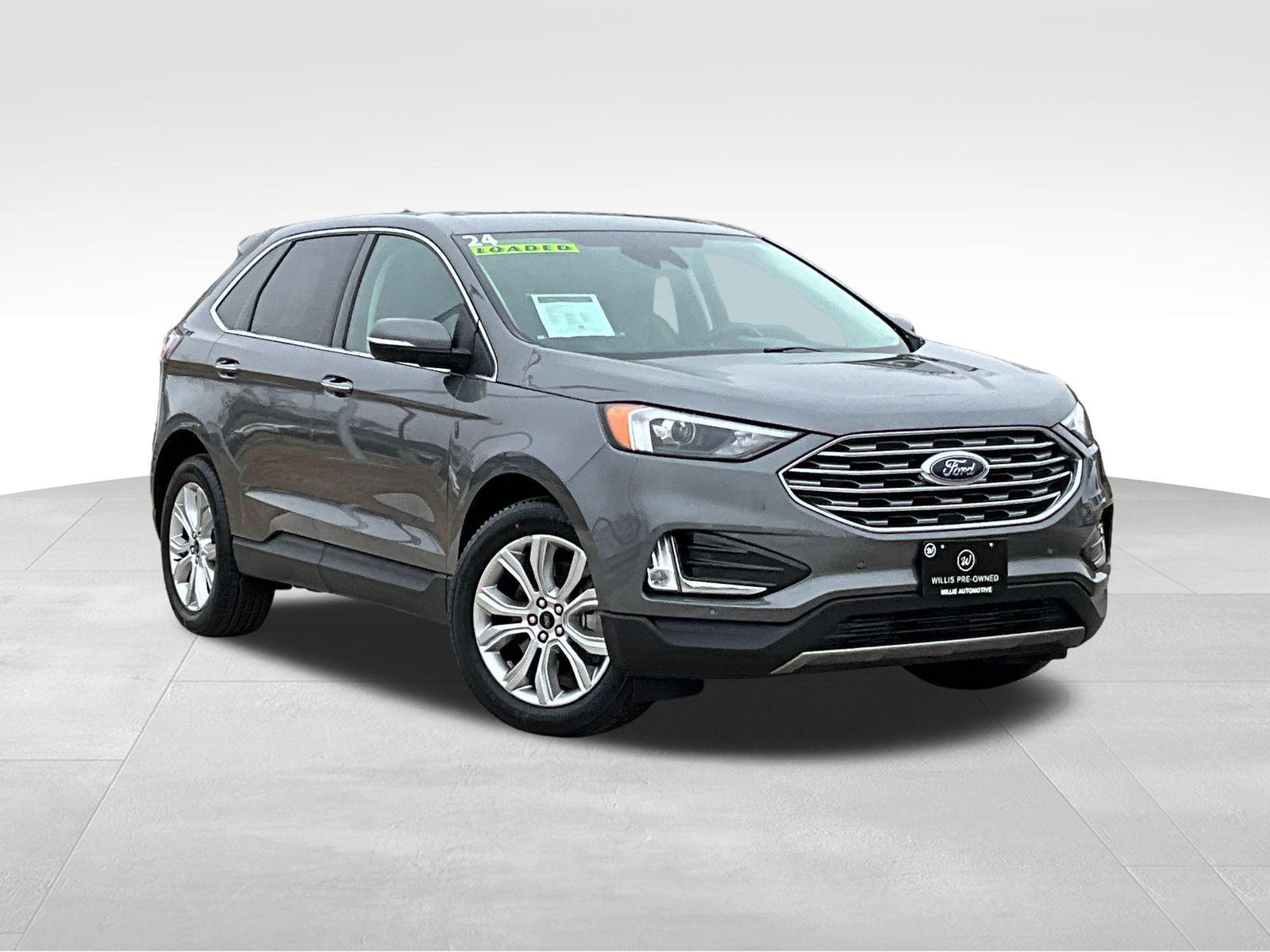 Carbonized Gray Metallic 2024 Ford Edge SUV / Crossover All-Wheel Drive 8-Speed Automatic