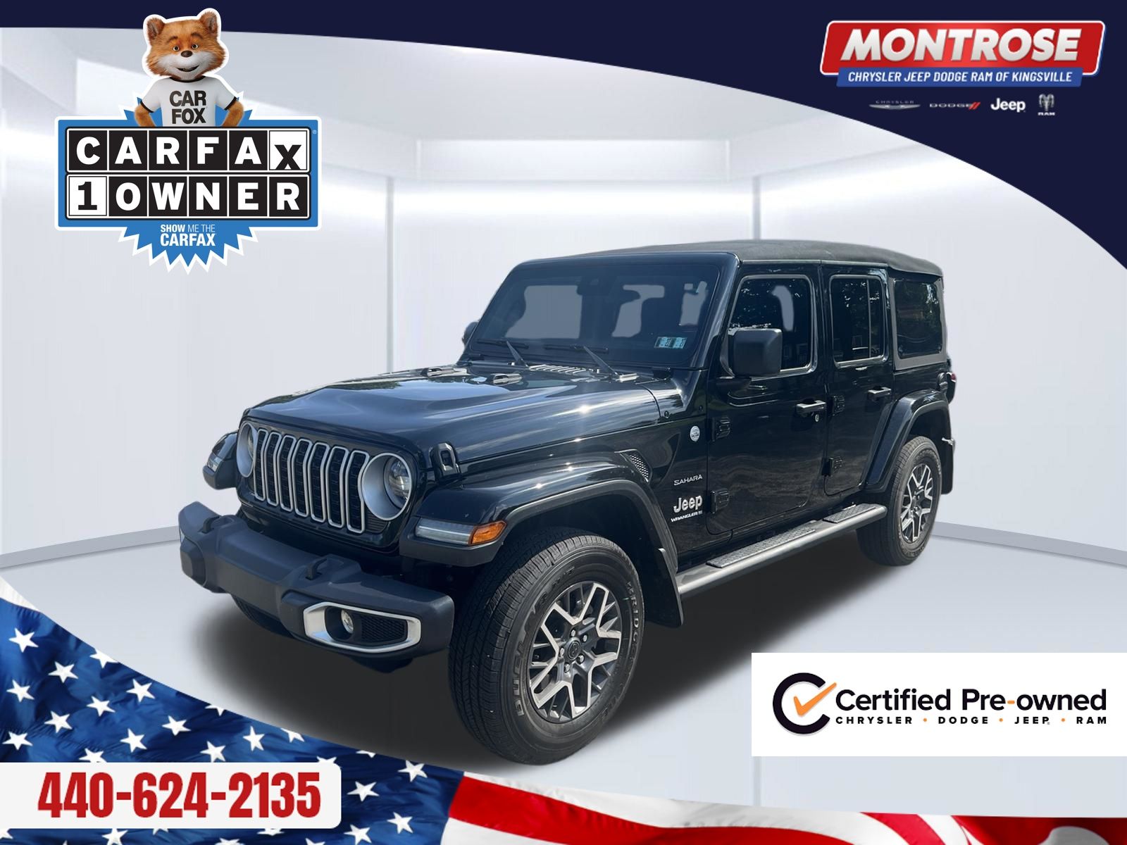 Black Clearcoat 2024 Jeep Wrangler SUV / Crossover Four-Wheel Drive 8-Speed Automatic