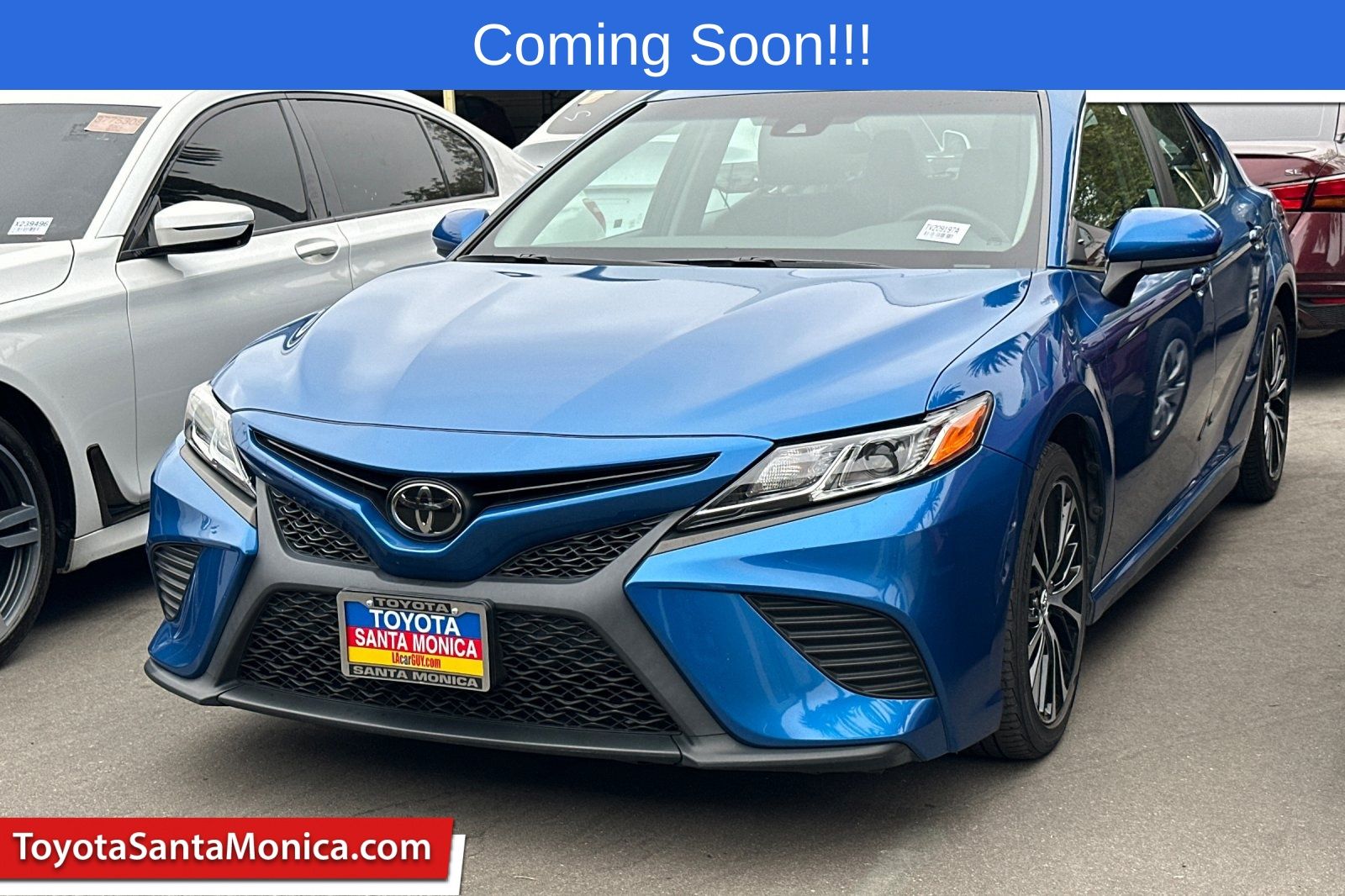 Blue Streak Metallic 2018 Toyota Camry Sedan Front-Wheel Drive 8-Speed Automatic