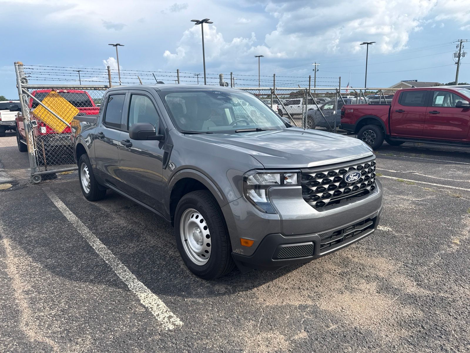 Gray Metallic 2026 Ford Maverick Pickup Truck Front-Wheel Drive Continuously Variable Transmission