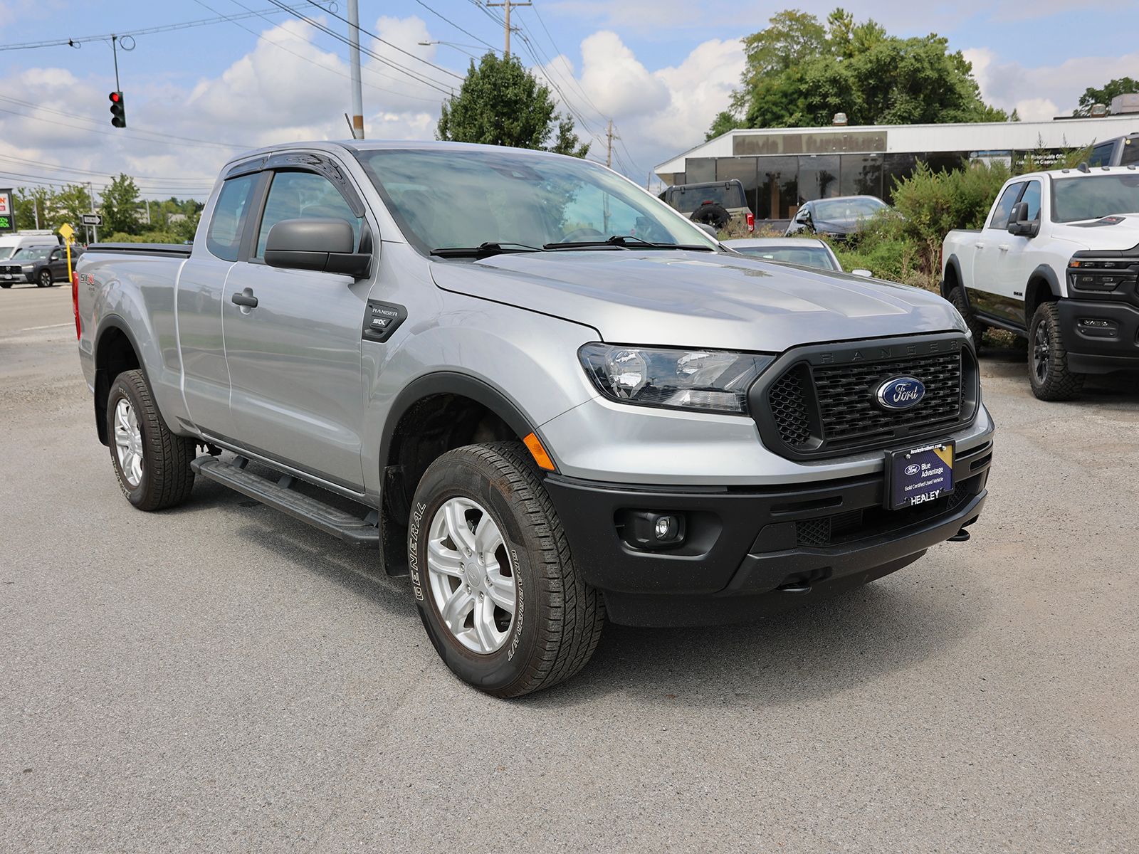 Silver Metallic 2022 Ford Ranger Pickup Truck Four-Wheel Drive Automatic