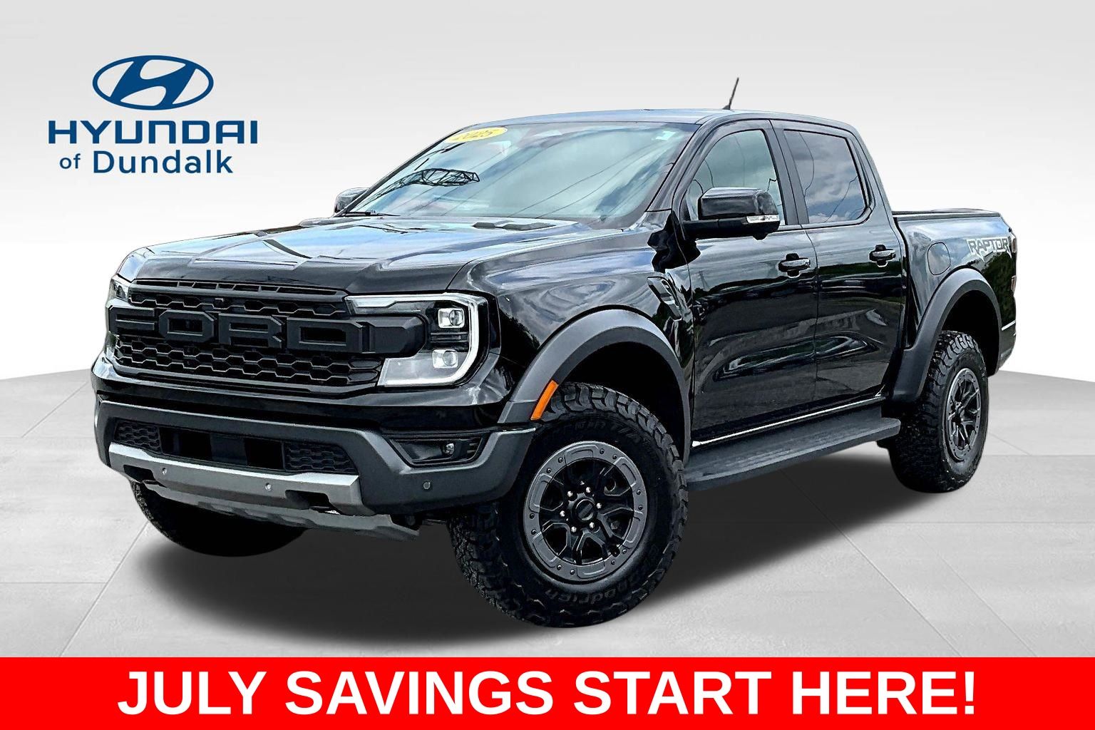 Shadow Black 2025 Ford Ranger Pickup Truck Four-Wheel Drive Automatic